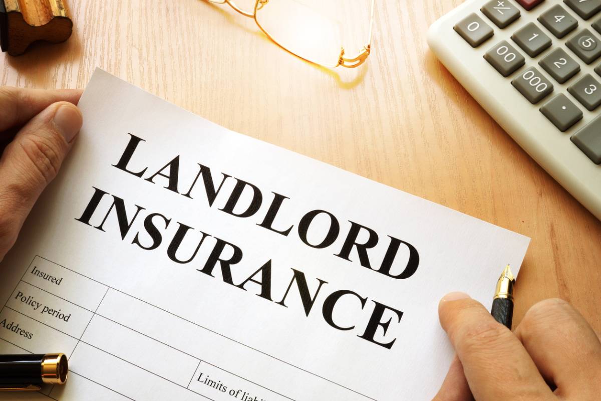 image showing landlord insurance paper on desk